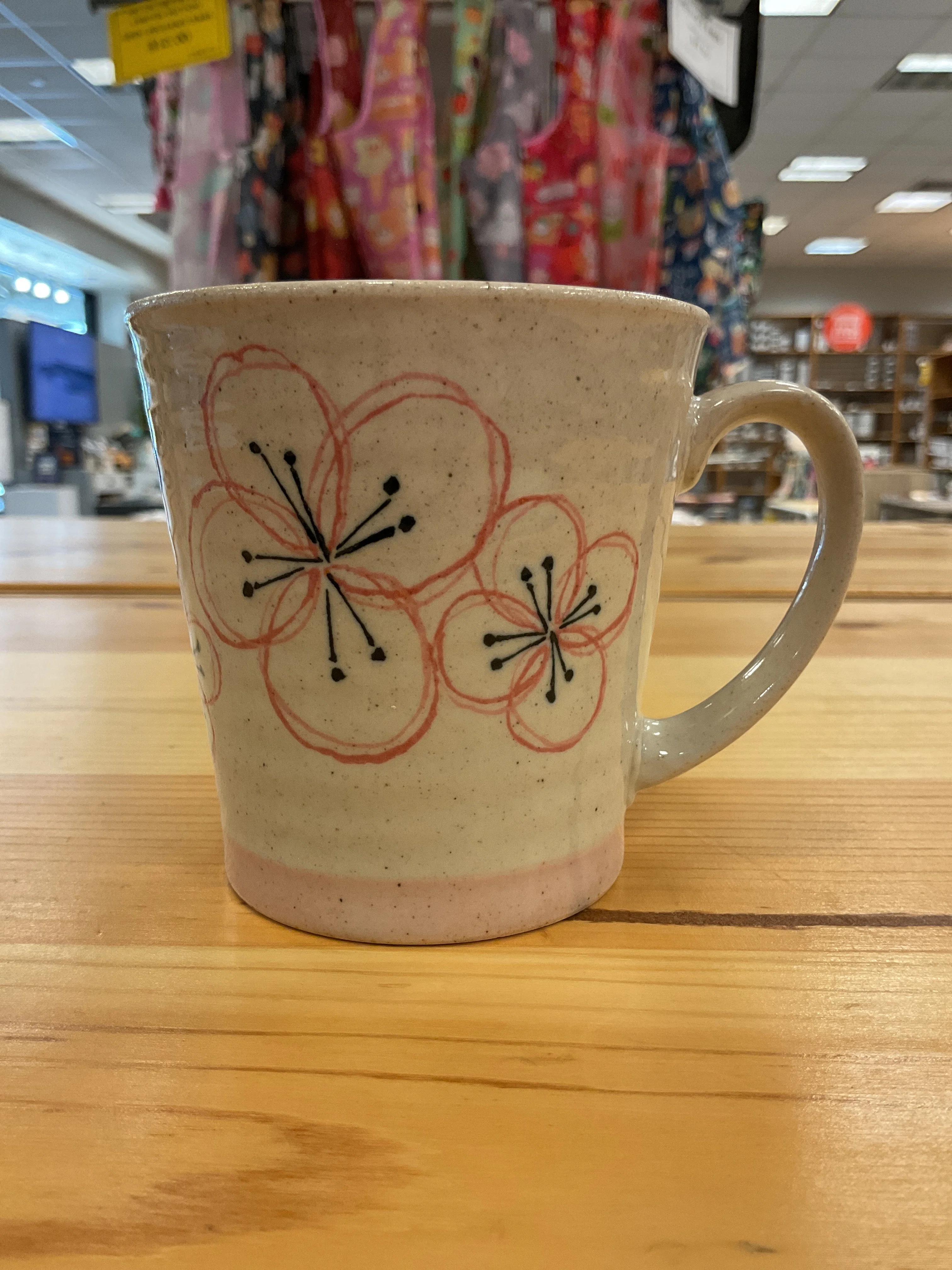 Contemporary PINK FLOWER MUG Innovative