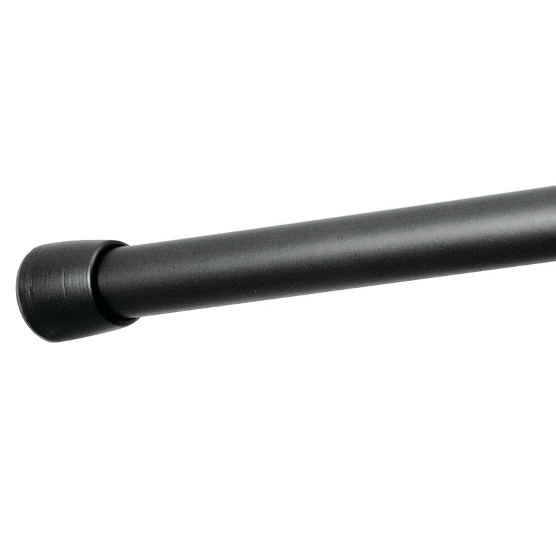 Refined TENSION ROD 75 quot BLACK Luxury