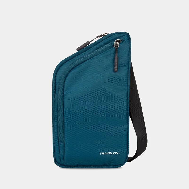 Classic SLIM CROSSBODY BAG PEACOCK Comfortable