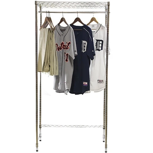 Minimalist Basic Wire Closet Shelving – 24 quot d x 72 quot h Modern