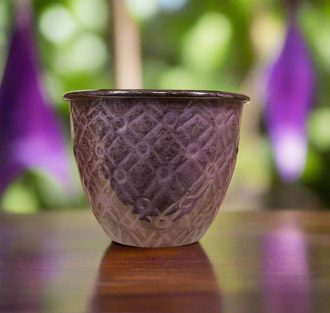 Fashionable IRONSTONE DIAMOND PLANTER 5 quot PLUM Sustainable