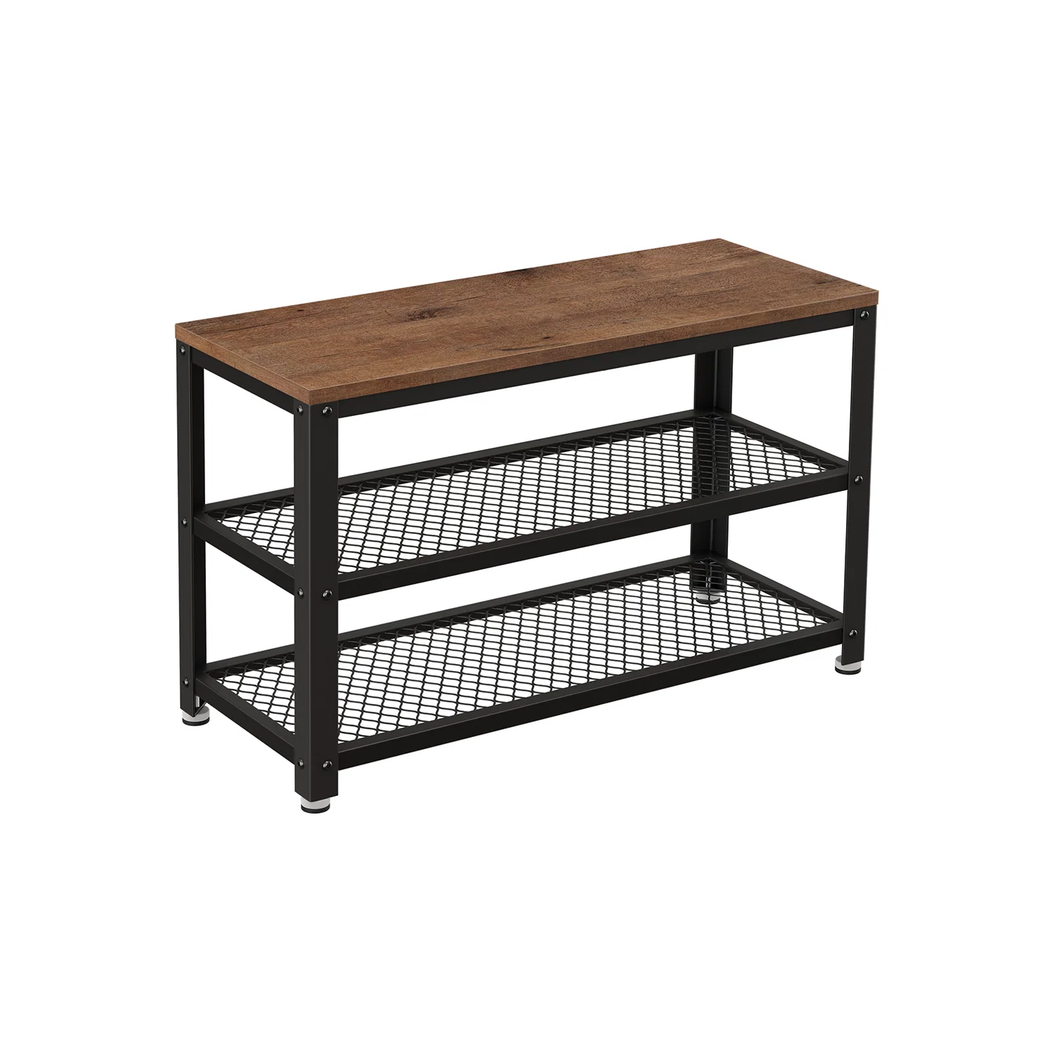 Trusted VASAGLE Daxton Collection – 3 Tiers Shoe Bench Relaxed