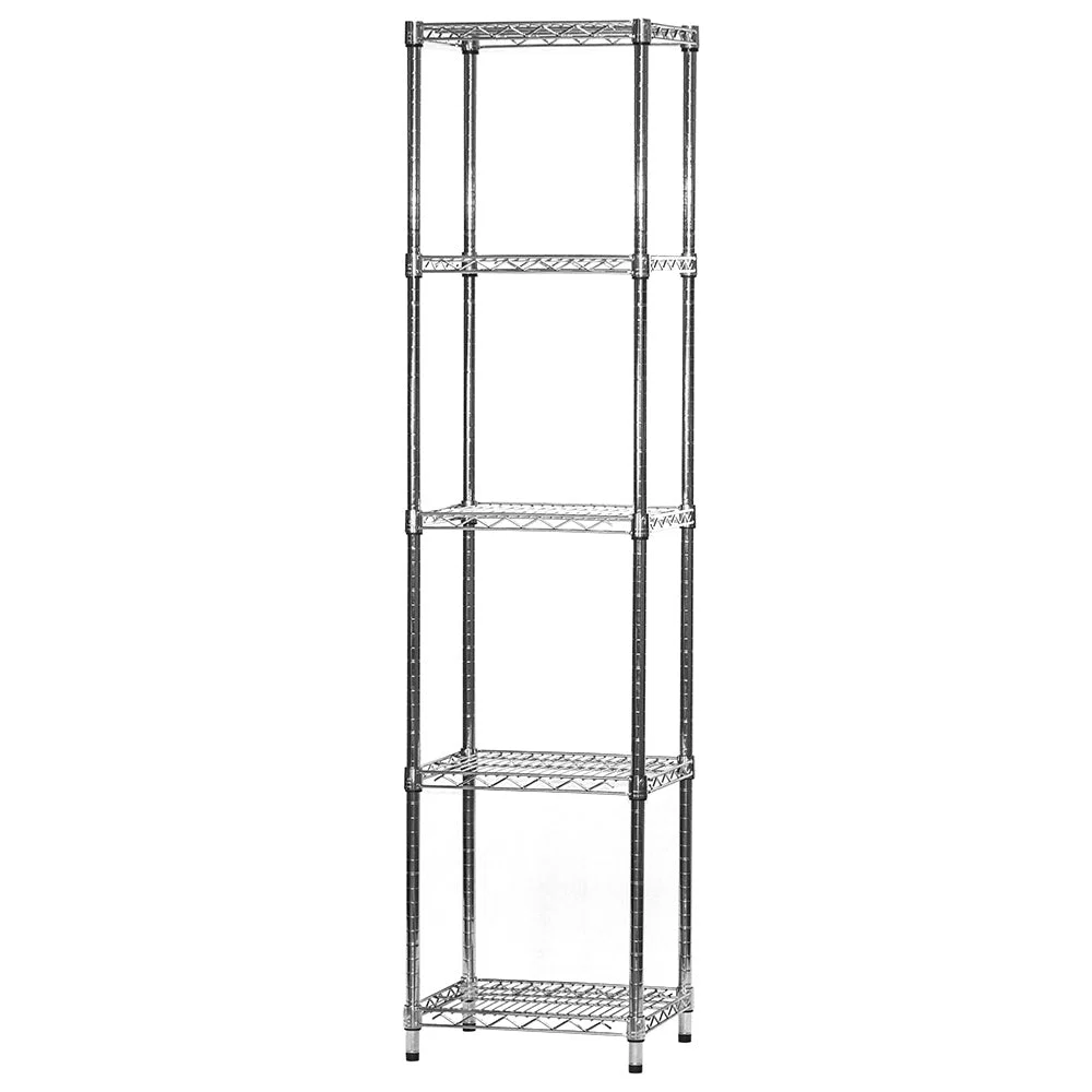 Original Design 14 quot d x 18 quot w Chrome Wire Shelving w 5 Shelves Soft