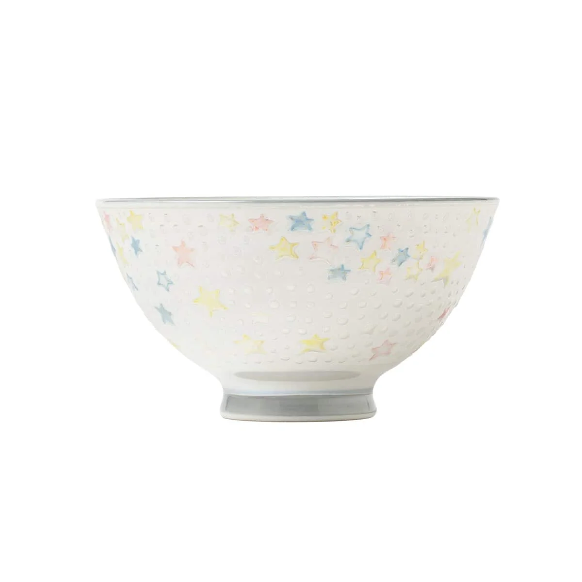 Soft KILAKILA Star Rice Bowl White Natural
