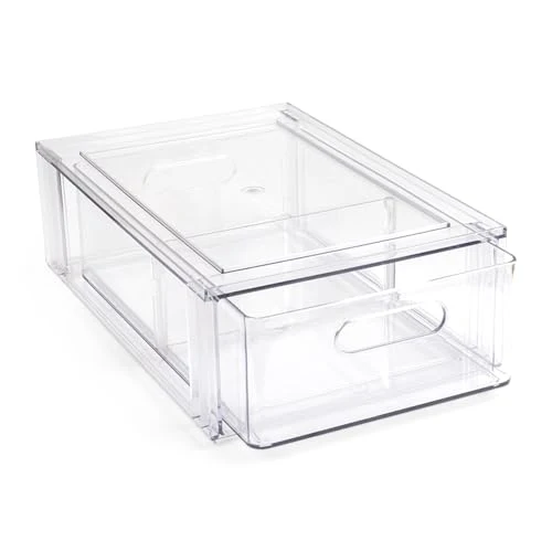 Superior PULL OUT STACKABLE DIVIDED BIN SHORT Reusable