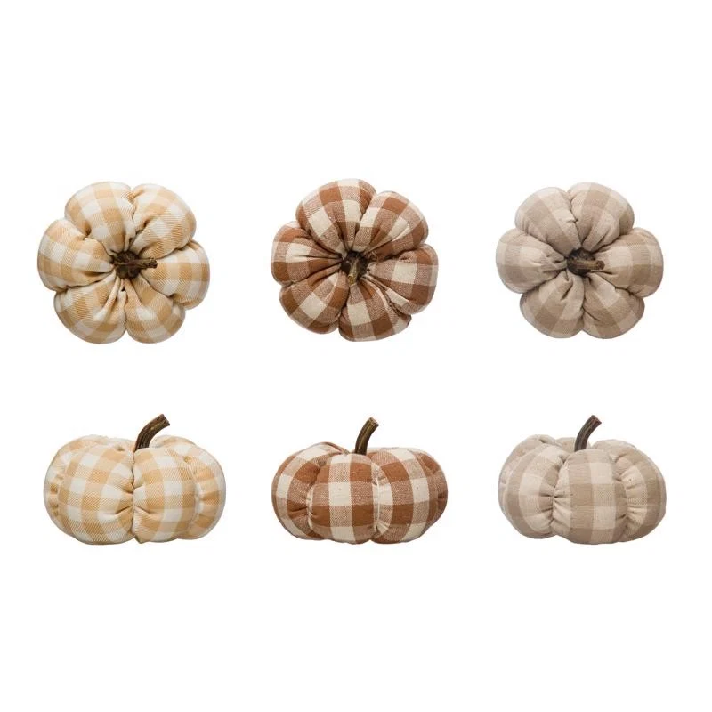 Original FABRIC PUMPKIN 3 quot DECOR Minimalist