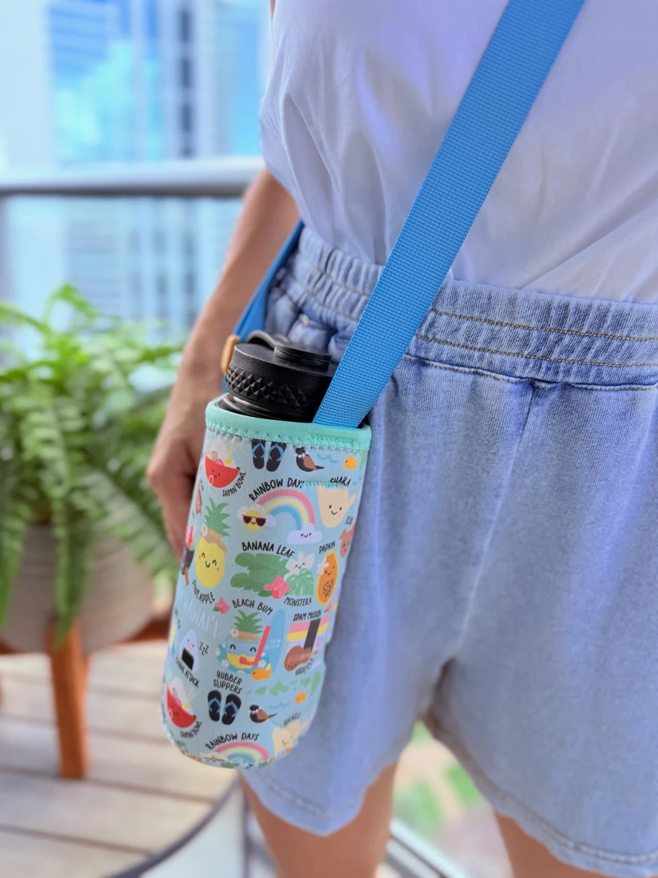 Responsible EDEN BOTTLE SLING HAPPY HAWAII MINT Long-Lasting