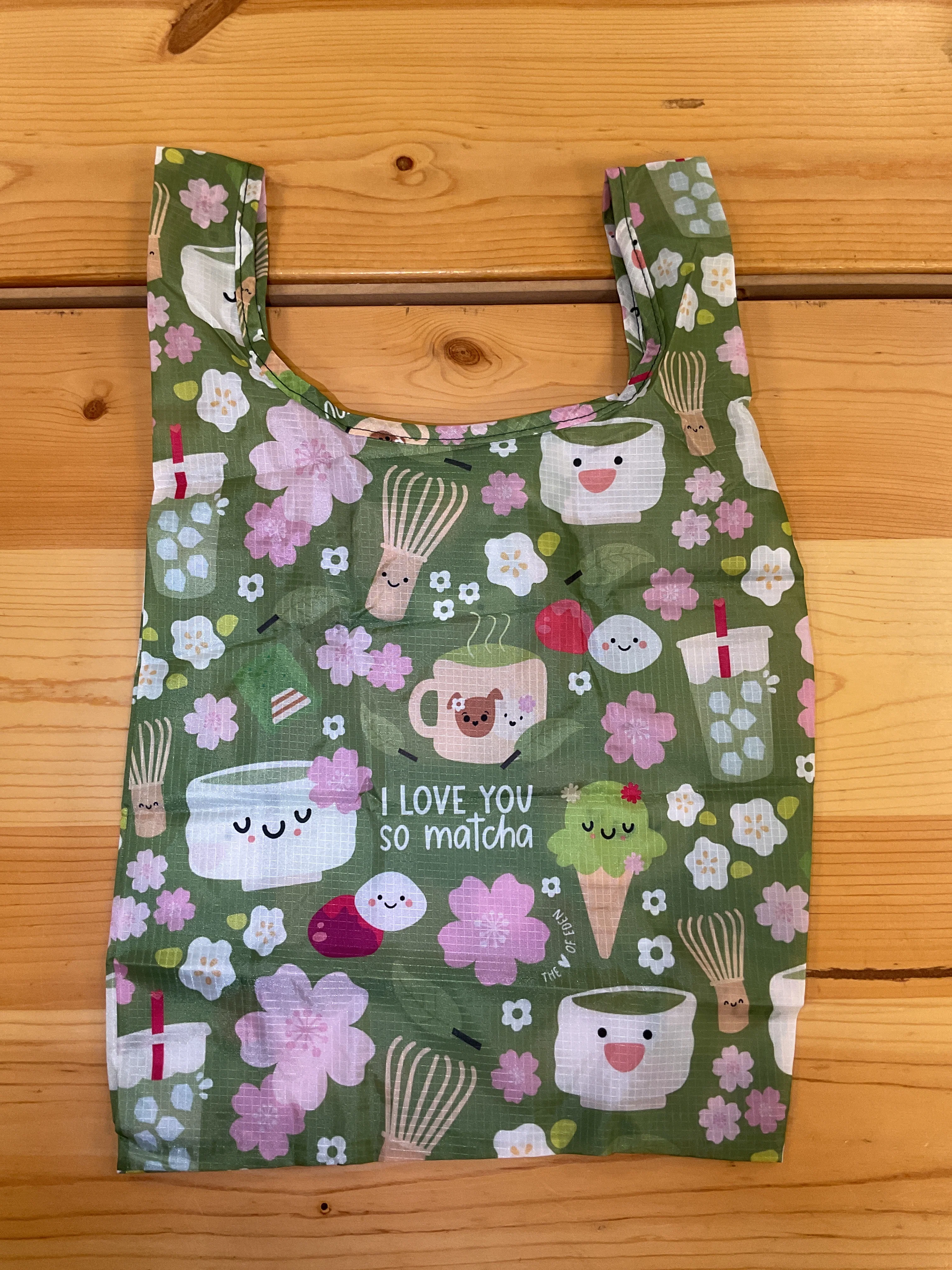 Elegant EDEN SMALL TOTE I LOVE YOU MATCHA Trendy