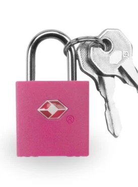 Unique TSA LUGGAGE KEY LOCK PINK Minimalist