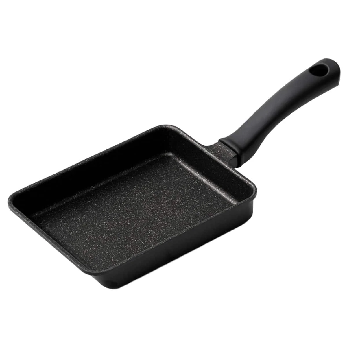Convenient Gas Egg Pan 13 x 18cm Black KY097 Traditional