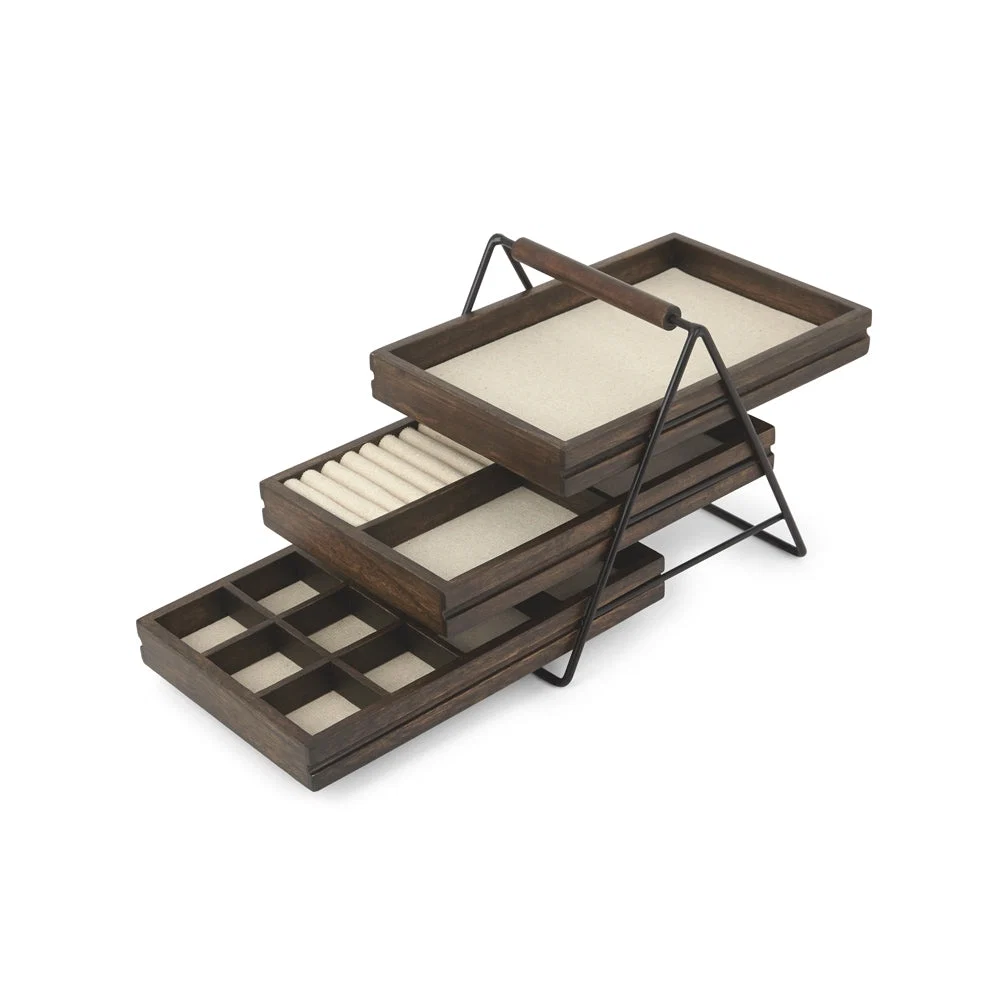 Excellent Terrace Jewelry Organizer Black User-Friendly