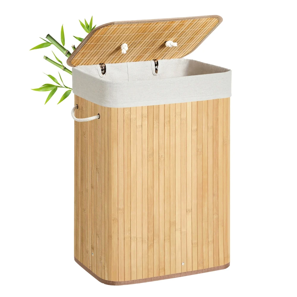 Innovative SONGMICS Foldable Laundry Hamper with Lid Functional