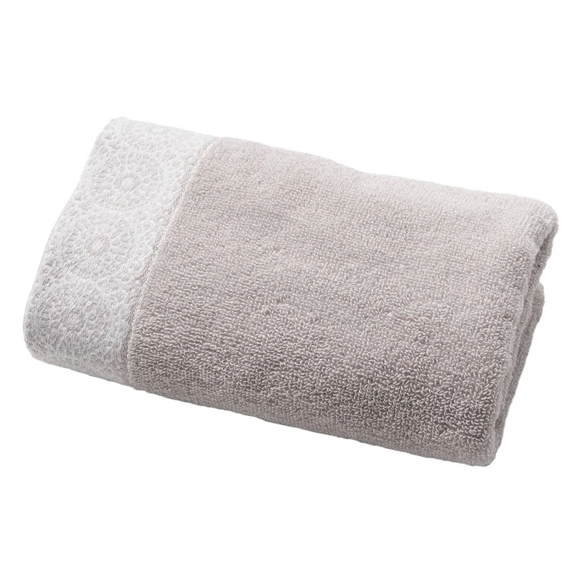 Dependable Face Towel 34 x 80 cm Light Gray Organic