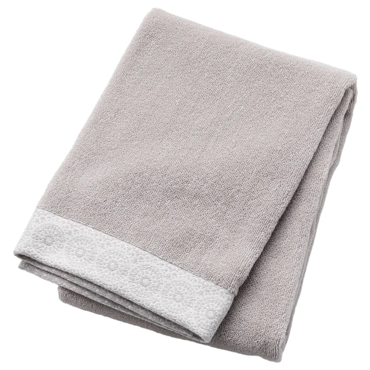 Easy-to-Use Bath Towel 60 x 120 cm Light Gray Specialty