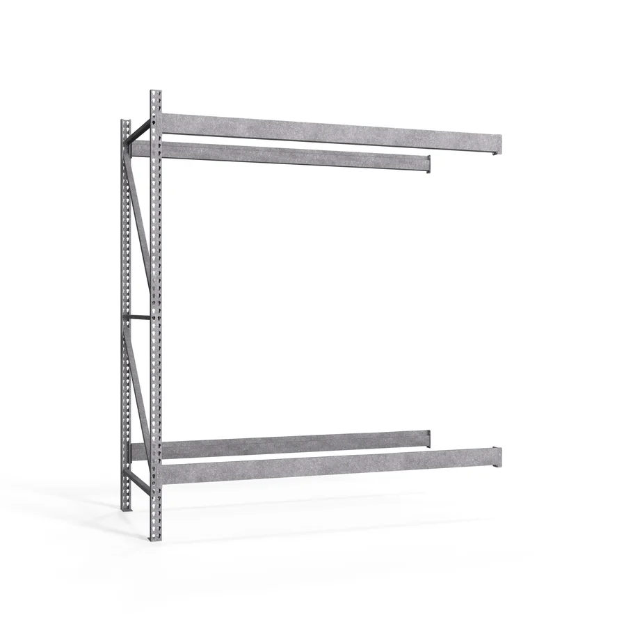 Next-Generation 2-Tier Galvanized Teardrop Pallet Rack Add-On Units – 48 quot d x 120 quot h Carefully Designed
