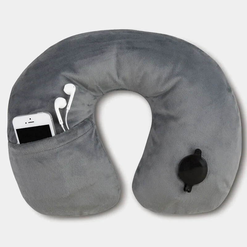 Professional DELUXE INFLATABLE PILLOW GRAY Casual