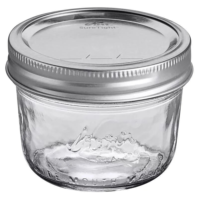 Premium MASON JAR WIDE MOUTH 1 2 PINT Effective