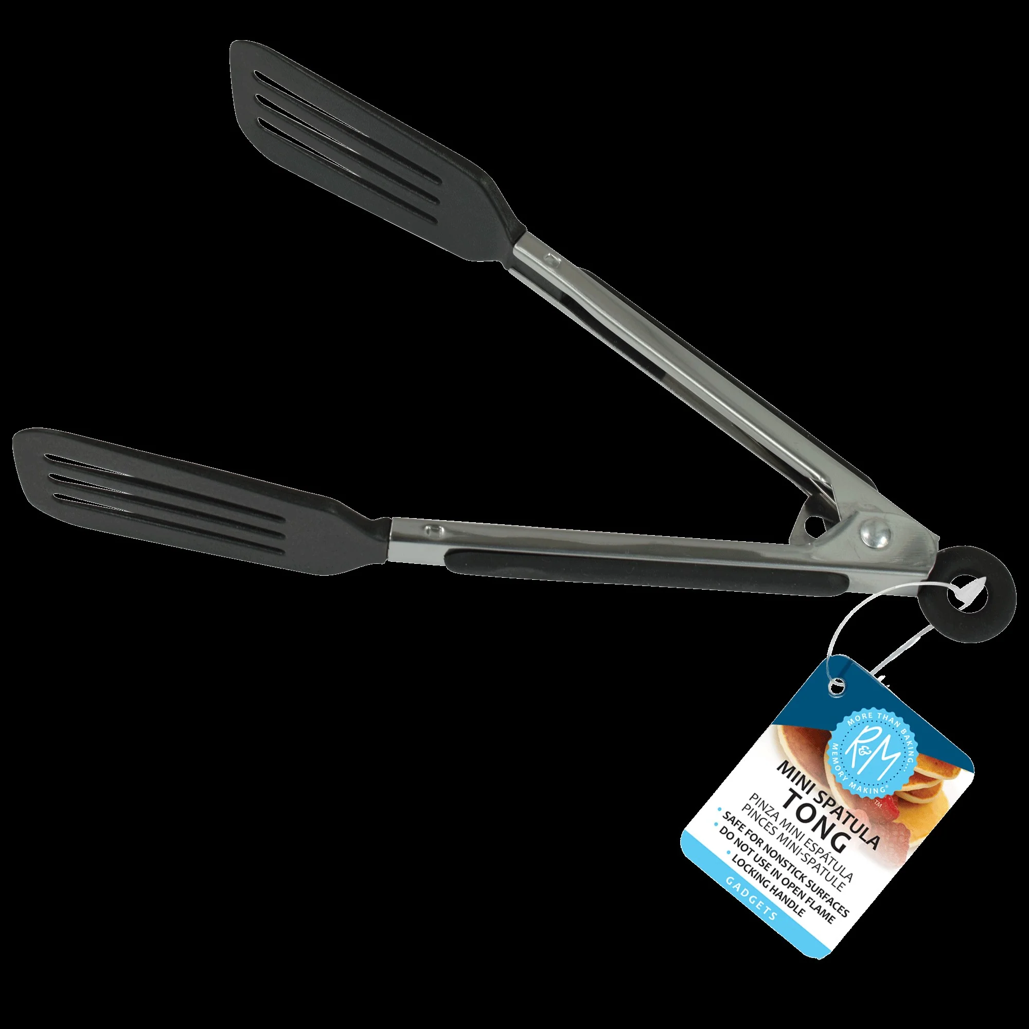 Easy-to-Use MINI SPATULA TONGS Green