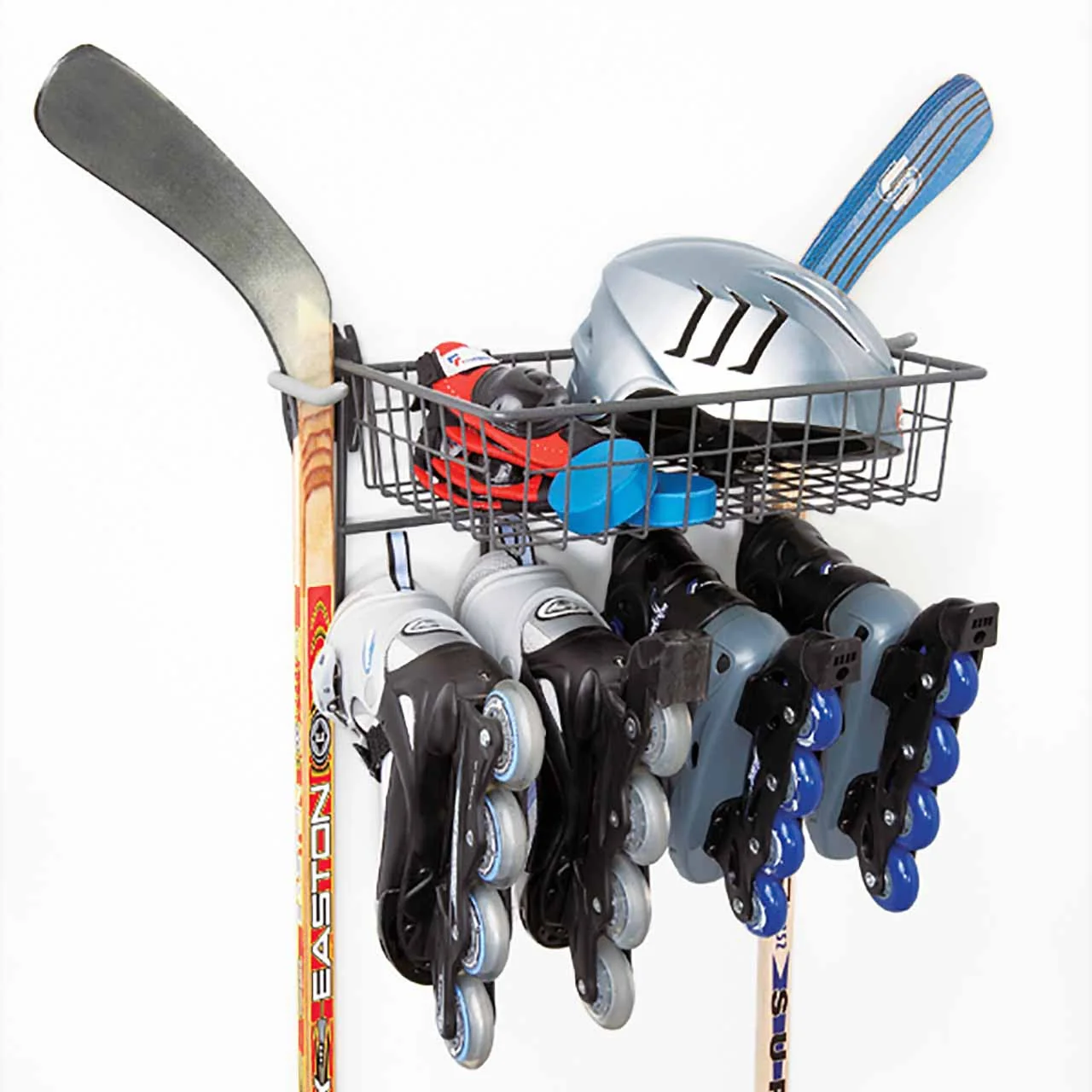 Relaxed Skate Rack with Basket – Granite Optimized