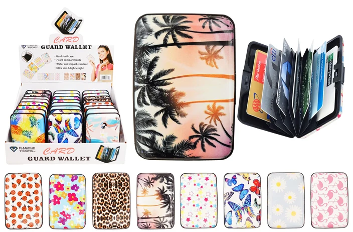 Optimized CARD GUARD WALLET VARIOUS PRINTS Environmentally Friendly