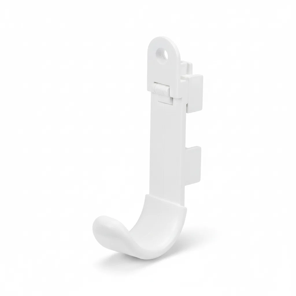 Fast Single Hook with Lock – White Effective