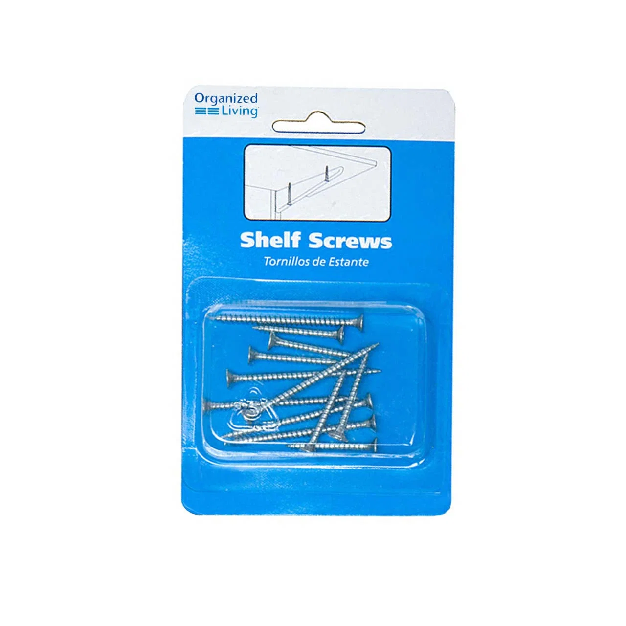 High-Performance Shelf Screws 12pk Convenient