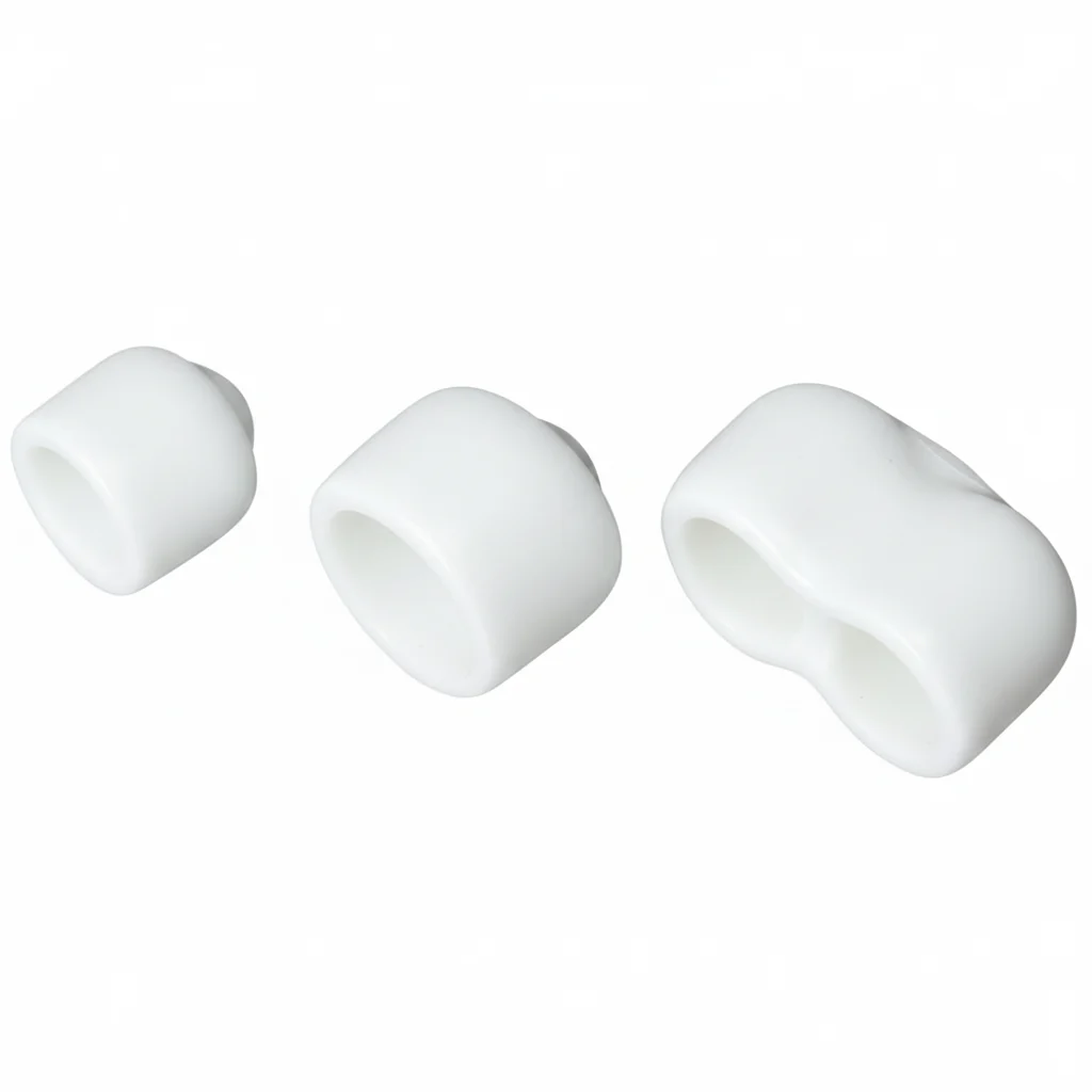 Lightweight domRail Profile End Caps – White Top-Quality