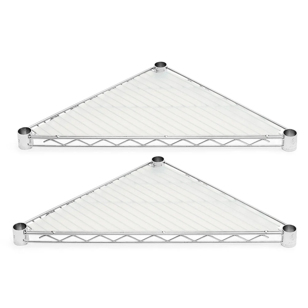 Fine Translucent Triangle Shelf Liners – 2-Pack Premium Material