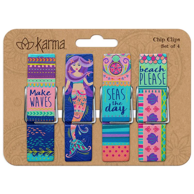 Artisan BAG CLIPS MERMAID Crafted
