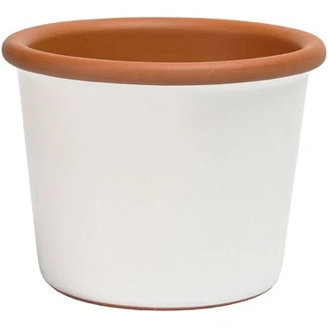 Fine DEROMA POT 4.3 quot WHITE Trendy