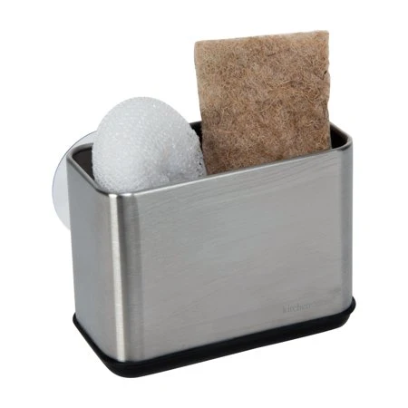 Eco-Friendly STAINLESS STEEL SPONGE HOLDER W SUCTION Fast