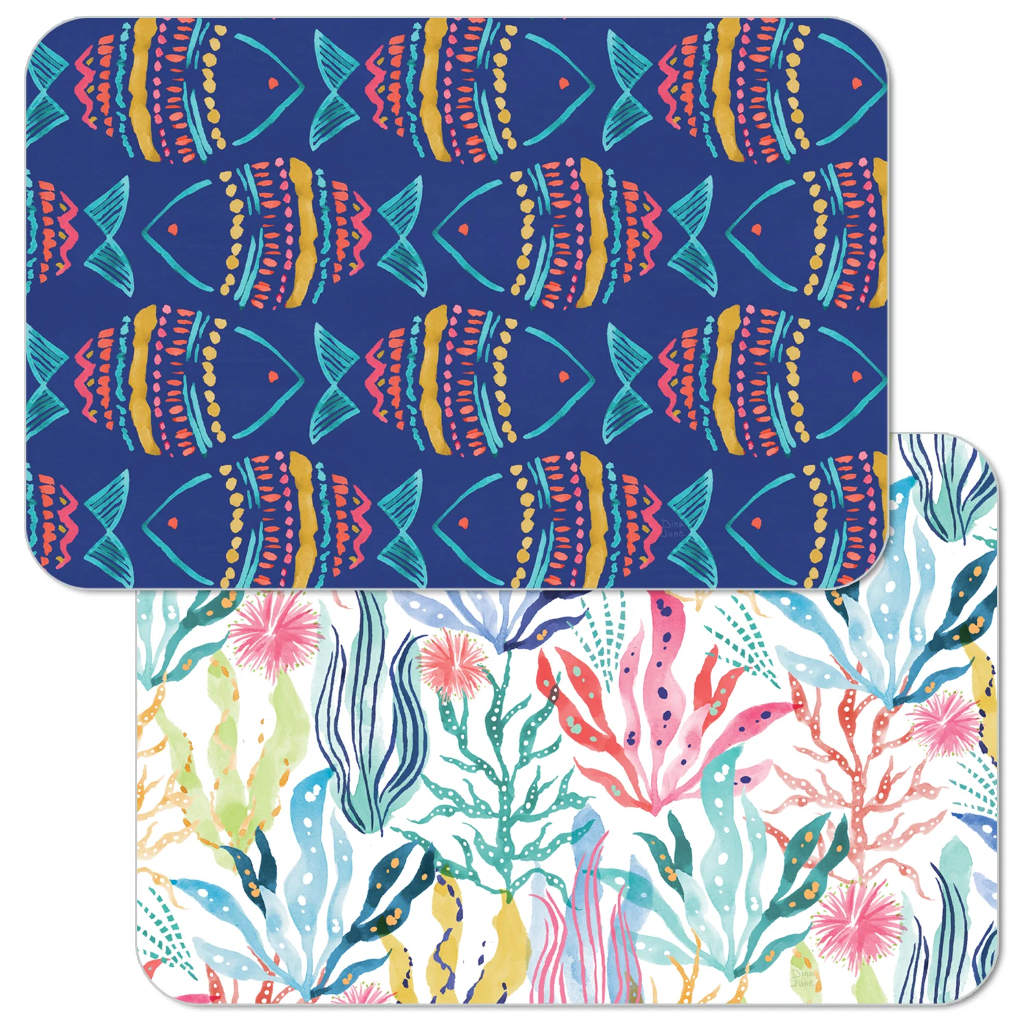 Premium REVERSIBLE PLACEMAT ALONG THE COAST Superior