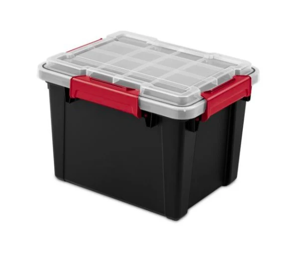 Sophisticated STORAGE GASKET TOTE 5 GAL BLACK Fashionable