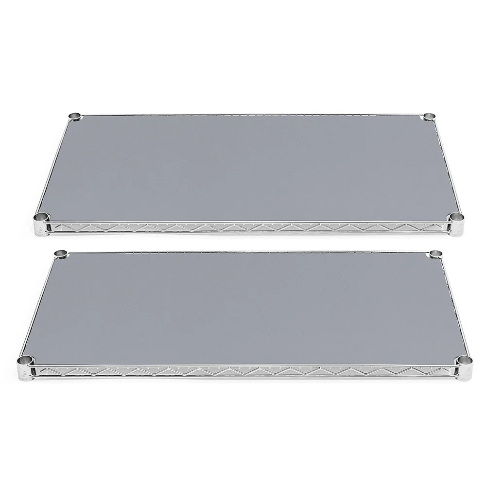 Safe 24 quot d Plastic Wire Shelf Liners 2-Pack – Light Gray Fashionable