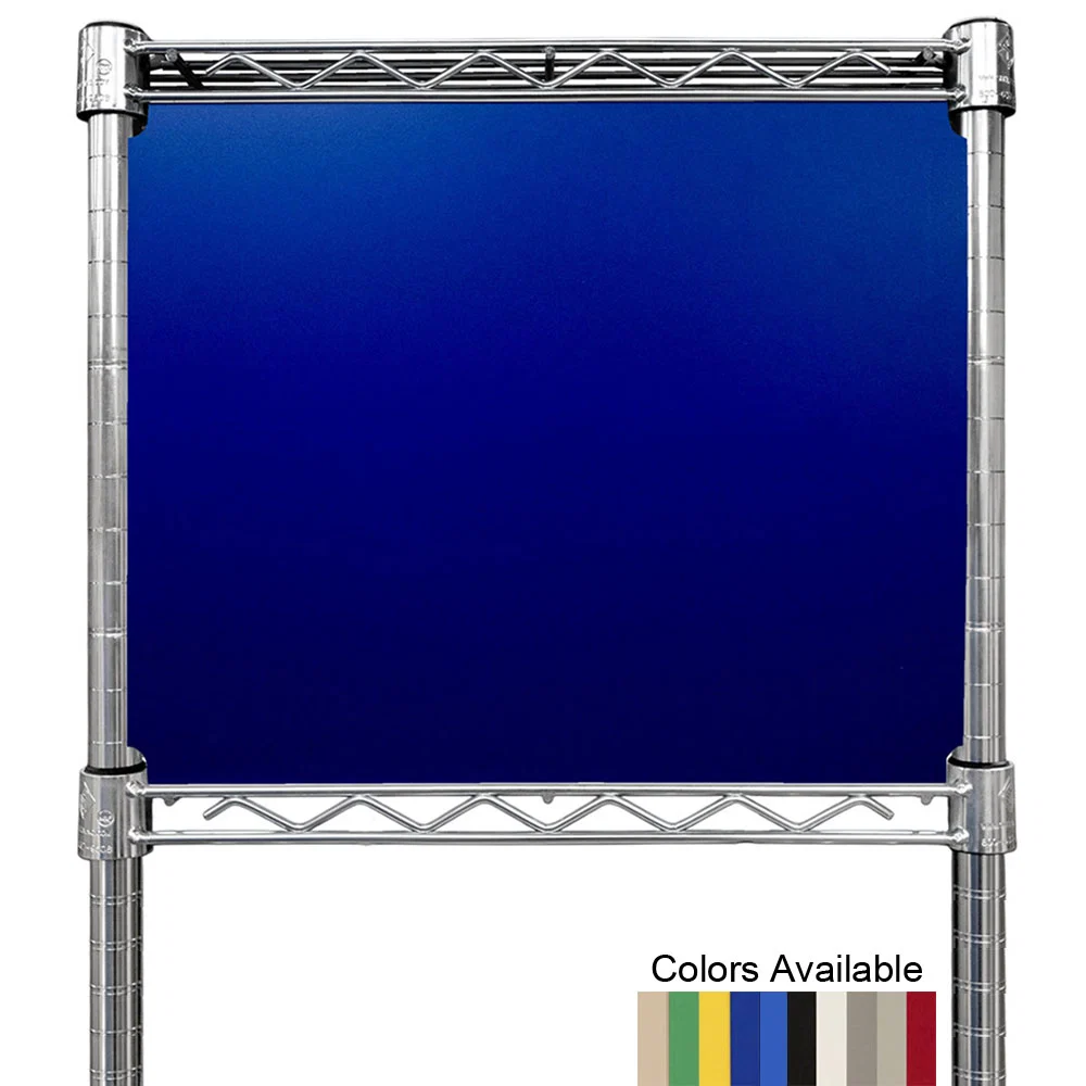 Secure 24 quot d x 13 quot h Wire Shelving Side Panels – 2-Pack World-Class