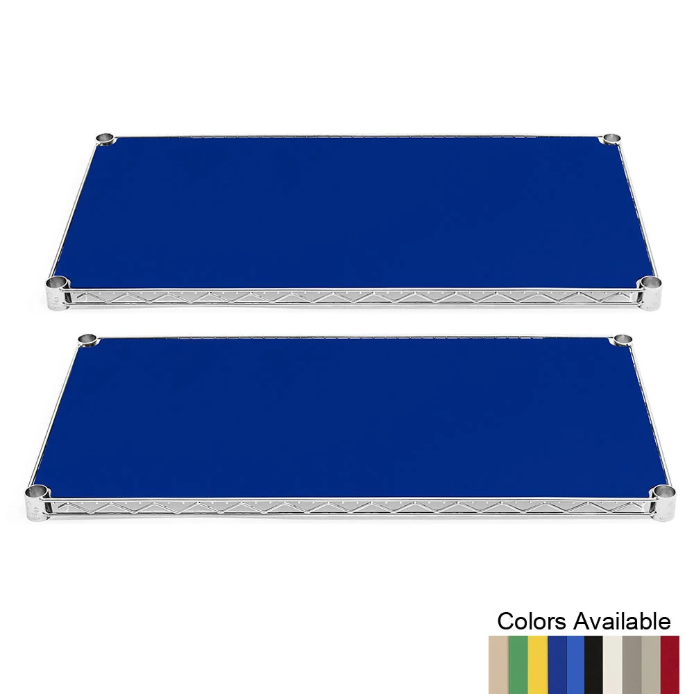 Excellent 18 quot d x 48 quot w Plastic Wire Shelf Liners for Enclosures – 2-Pack Secure
