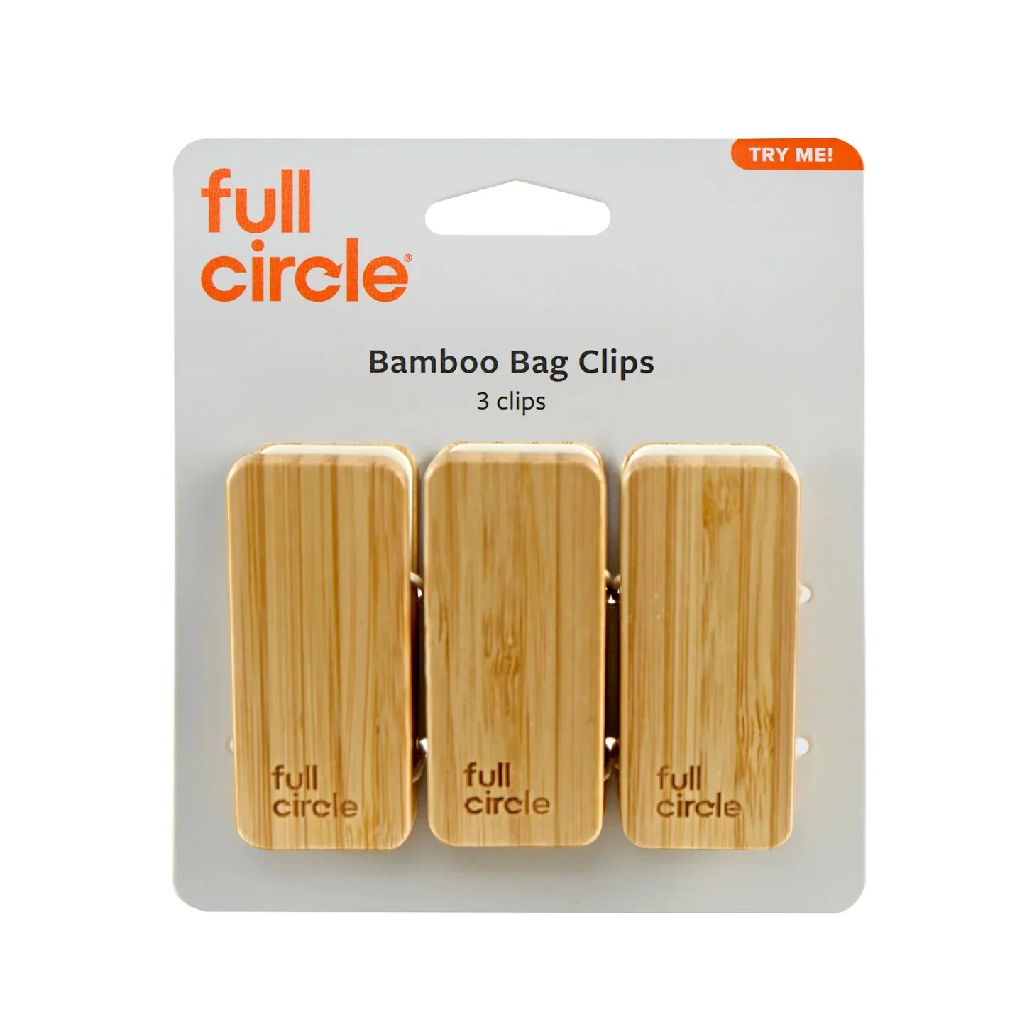 Lightweight BAMBOO BAG CLIPS Traditional