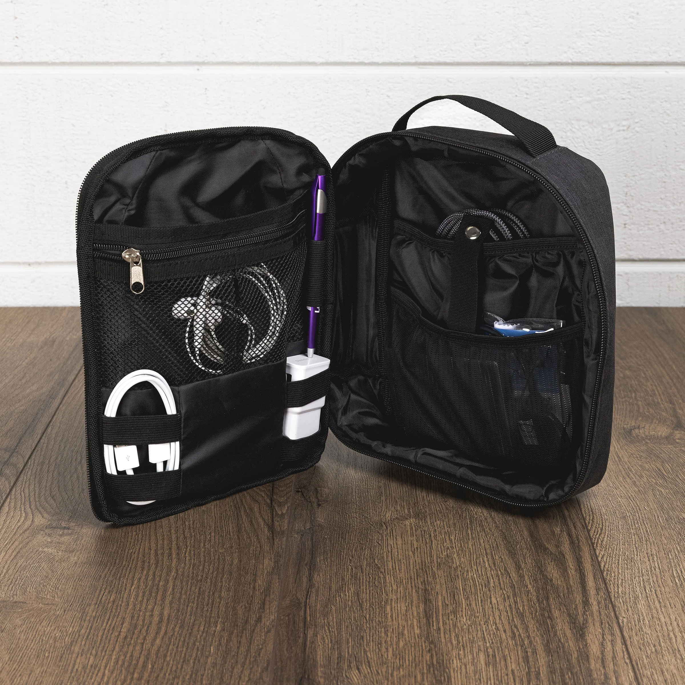 Unique TRAVEL TECH ORGANIZER BLACK Enhanced