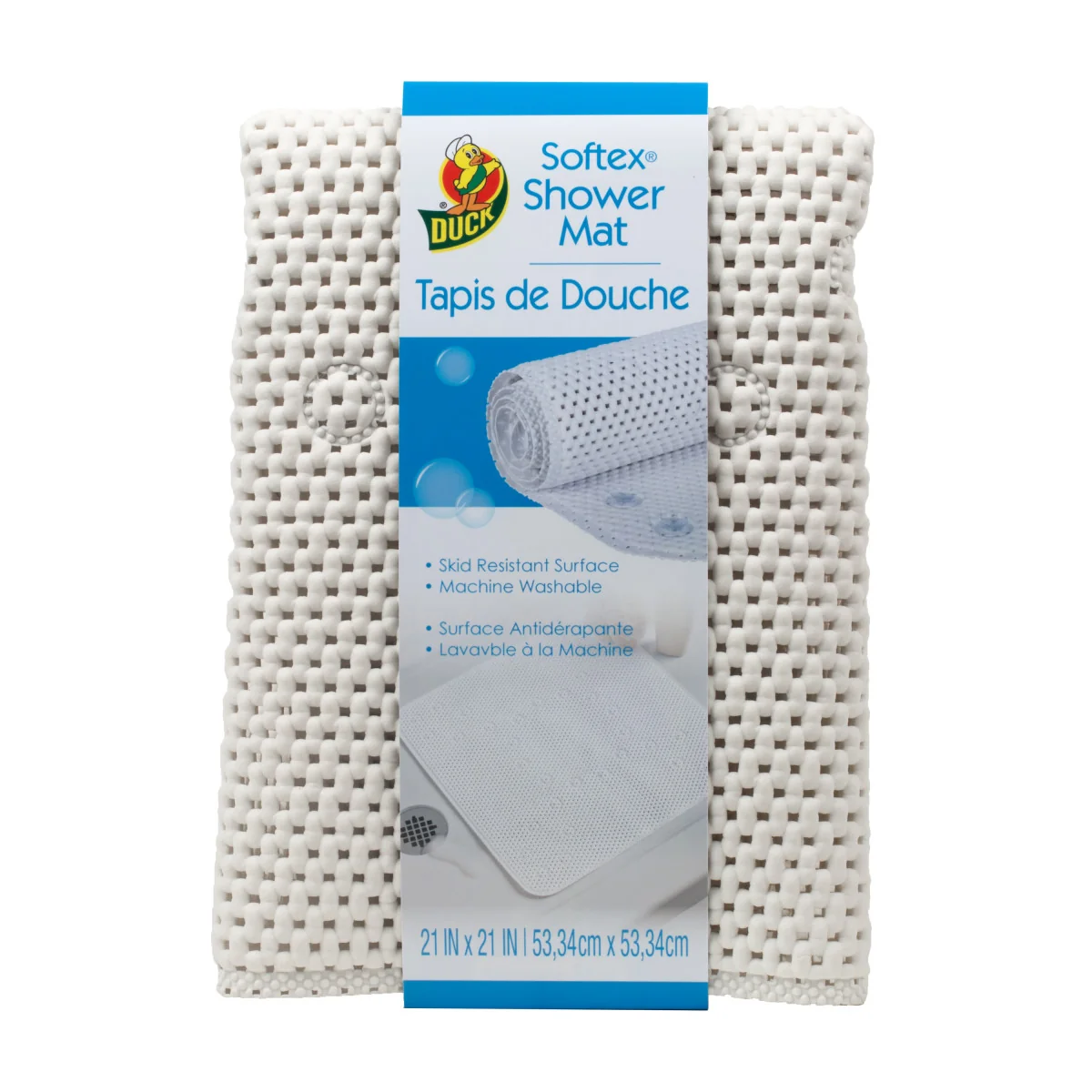 Exclusive SOFTEX 21X21 STALL SHOWER MAT Solid