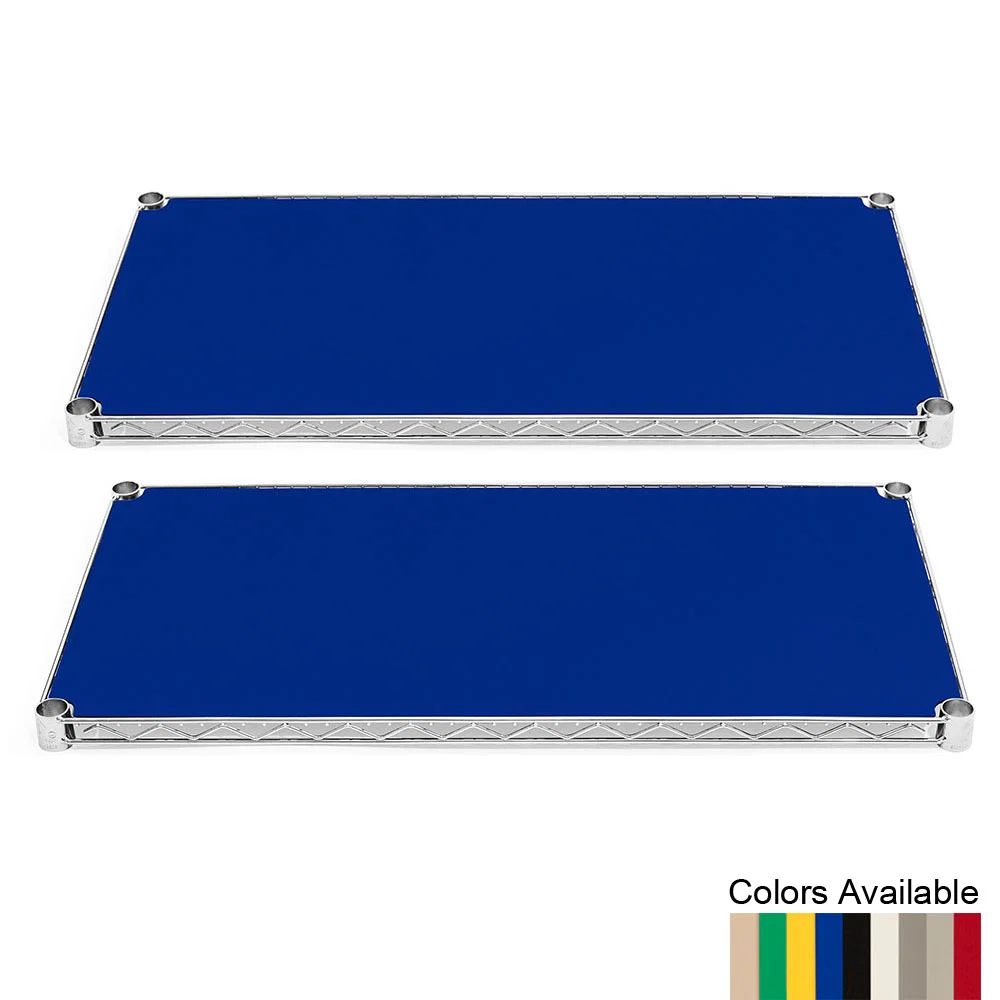 Efficient 18 quot d x 60 quot w Plastic Wire Shelf Liners for Side Panels – 2-Pack Official