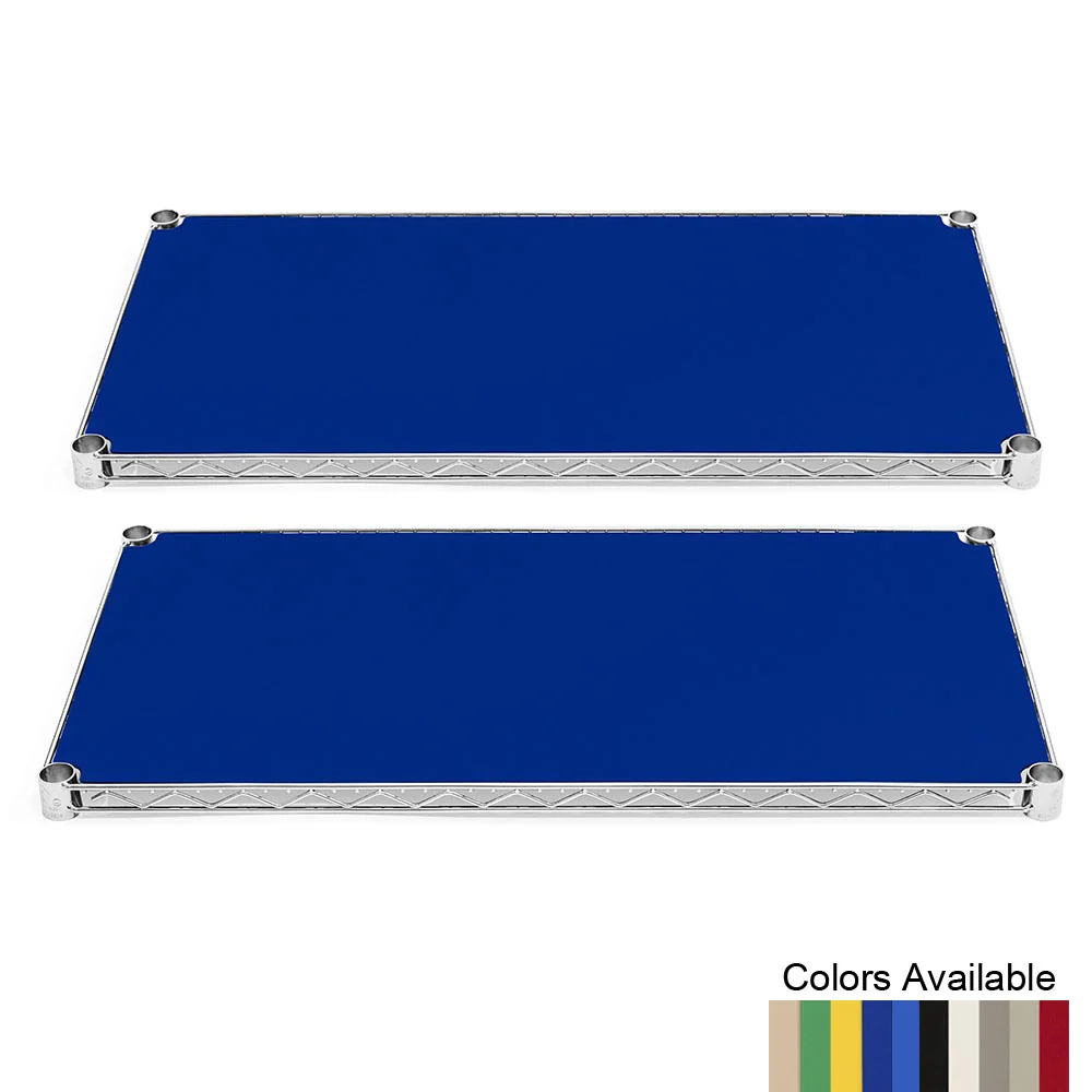 Crafted 24 quot d x 48 quot w Plastic Wire Shelf Liners for Side Panels – 2-Pack Selected