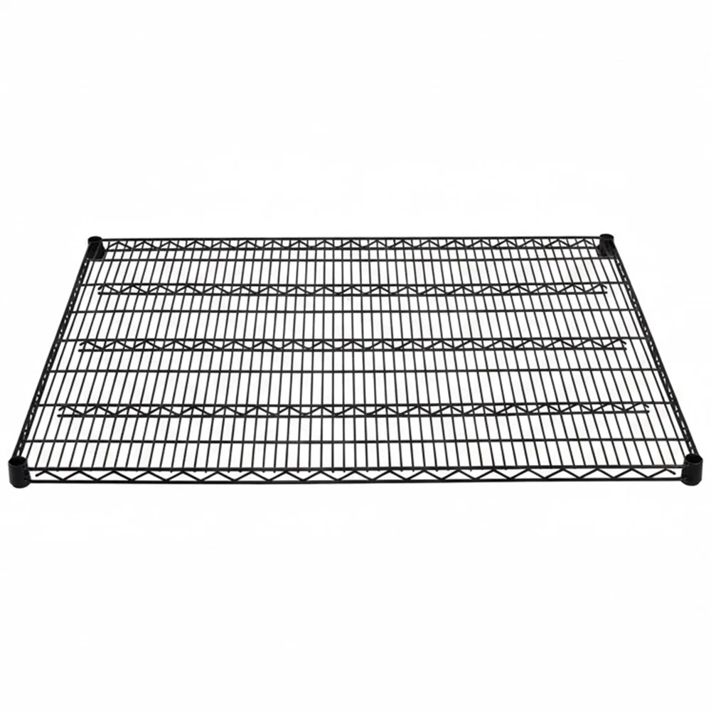 Stylish 36 quot d Black Wire Shelves Fine Crafted