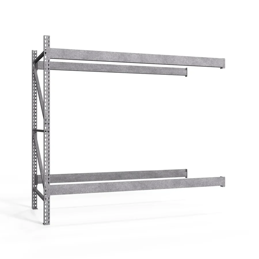 Healthy 2-Tier Galvanized Teardrop Pallet Rack Add-On Units – 36 quot d x 120 quot h Fine Crafted
