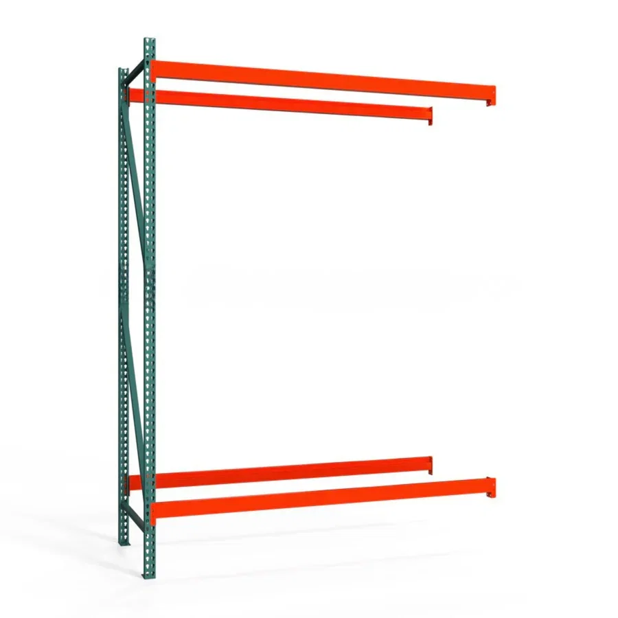 Clean 2-Tier Teardrop Pallet Rack Add-On Units – 24 quot d x 144 quot h Exceptional