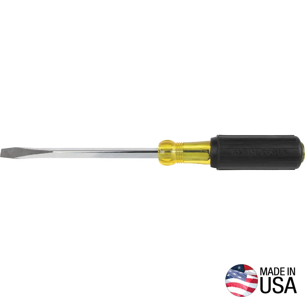Classic Klein 5 16-Inch Keystone Screwdriver 6-Inch Square Shank 600-6 Verified