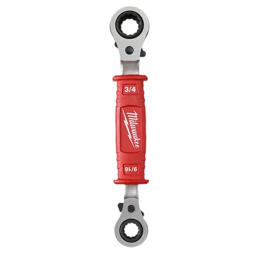 Specialty Milwaukee Lineman s 4in1 Insulated Ratcheting Box Wrench 48-22-9212 Fine
