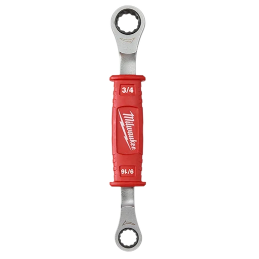 Verified Milwaukee Lineman s 2in1 Insulated Ratcheting Box Wrench 48-22-9211 Unique