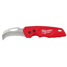 Fine Crafted Milwaukee FASTBACK™ Hawkbill Folding Knife 48-22-1525 Green