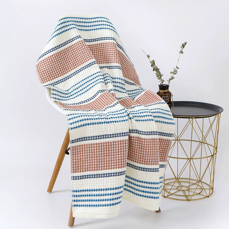 Original Design Ownkoti Colorblock Striped Cotton Bath Towel Clean