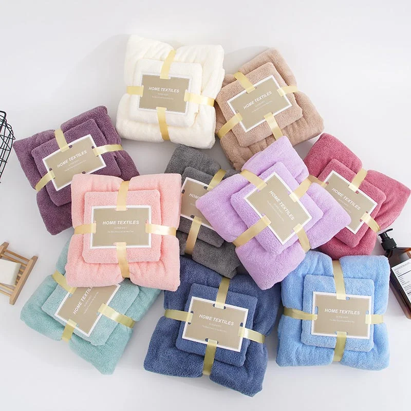 Next-Generation Ownkoti Pure Color Bathroom Towel Bath Towel Crafted